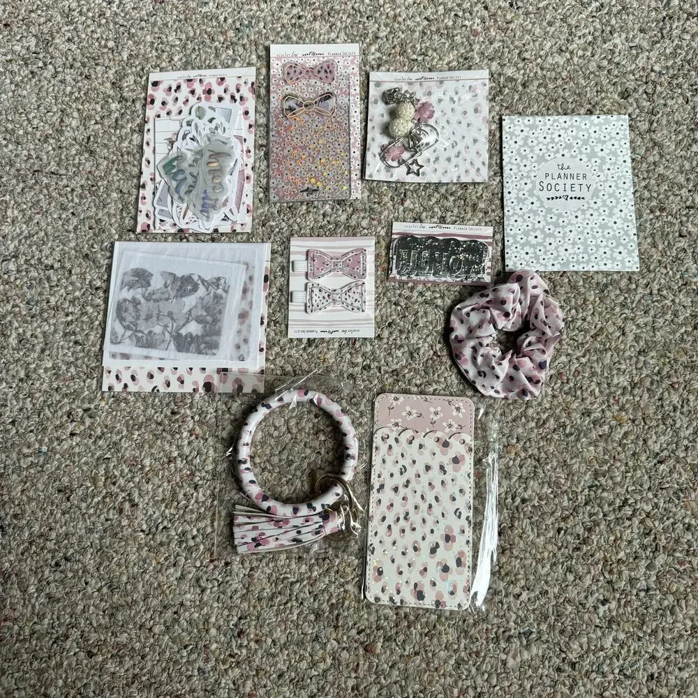 The Planner Society March 2020 Paper Kit NEW Floral Junk Journal Planners